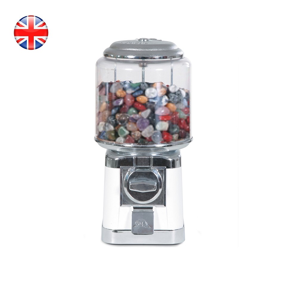 Automat mit Füllung große Trommelsteine, 600 Karten ENGLISCH | Marco Schreier