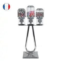 1000040236 Vending machine with filling small and large Tumbled Stones, pendants, 1200 cards FRENCH | Marco Schreier