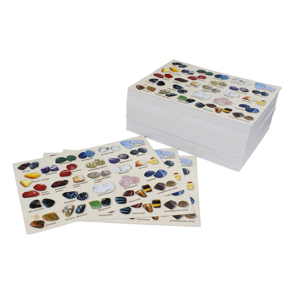 Automaten-Nachfüllung: 10kg kleine Trommelsteine, 400 Karten DEUTSCH | Marco Schreier