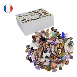 1000040261 Vending machine refill: 10kg small Tumbled Stones, 400 cards FRENCH | Marco Schreier