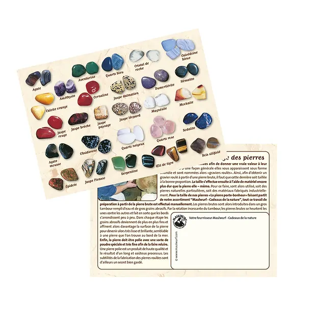 Vending machine refill: 200 capsules with tags, 200 cards FRENCH | Marco Schreier