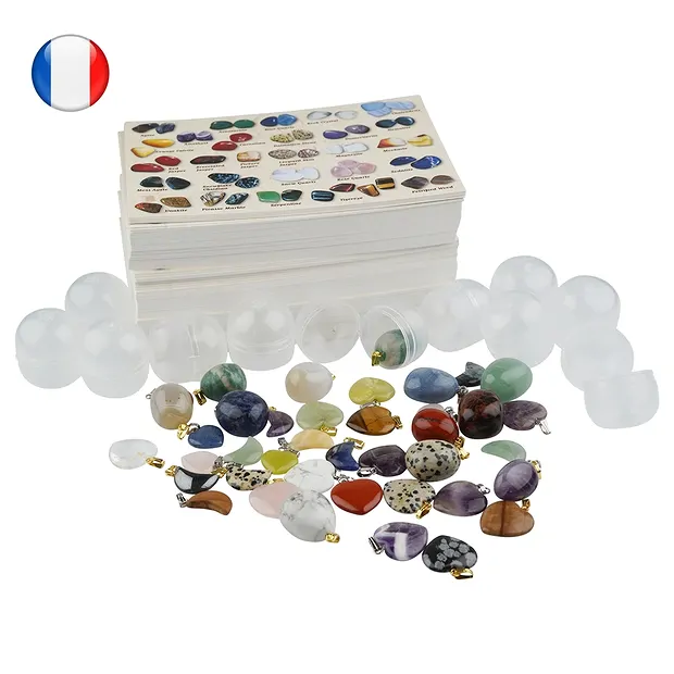 Recharge de distributeurs automatiques : 200 pendentifs, cartes FRANÇAISE | Marco Schreier