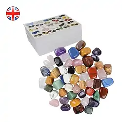1000040270 Vending machine refill: 10kg large Tumbled Stones, 600 cards ENGLISH | Marco Schreier
