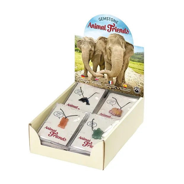 Présentoir en carton "Pendentif animaux" grand (24 étuis) | Marco Schreier
