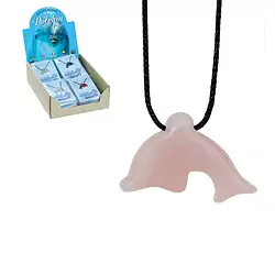 1000040405 Cardboard display "Dolphins drilled" (24 cases) | gems, healing stones & jewelry