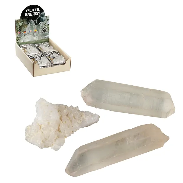 Kartondisplay "Pure Energy" (24 Etuis) | Edelsteine, Heilsteine & Schmuck-Handel