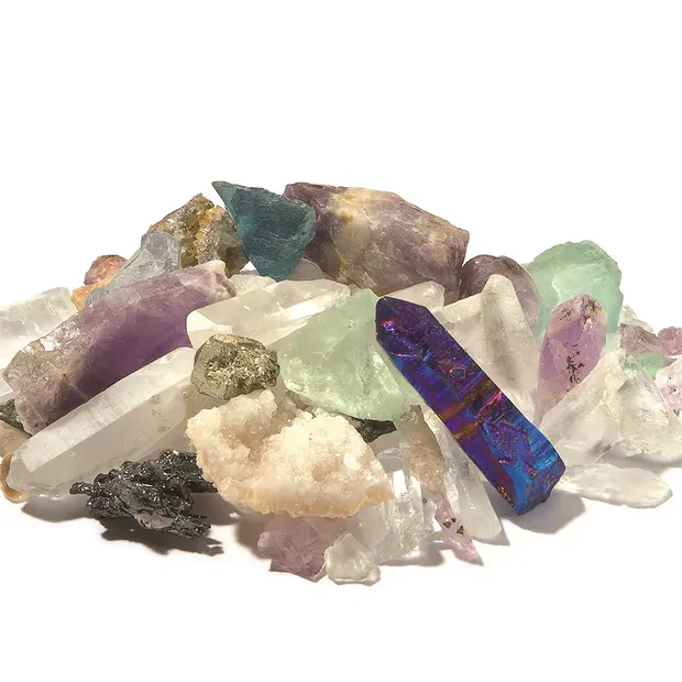 Expositor de cartón "Cristales y minerales en bruto" (18 Cofres) | Marco Schreier