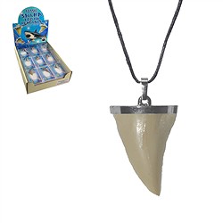 1000040416 Kartondisplay &quot;Anh&#xE4;nger Haifisch-Z&#xE4;hne&quot; gro&#xDF; (18 Dosen) | Marco Schreier