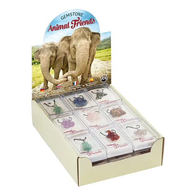 Kartondisplay "Anhänger Tiere" klein (27 Dosen) | Marco Schreier