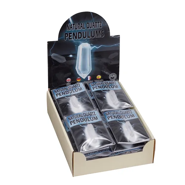 Kartondisplay "Pendel" Bergkristall (24 Etuis) | Marco Schreier