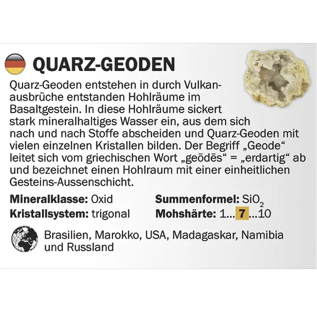 Kartondisplay "Geodes" (32 Schachteln) | Edelsteine, Heilsteine & Schmuck-Handel