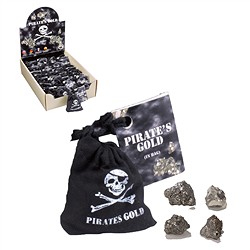 1000040466 Présentoir en carton "Or des pirates" avec 36 sachets de Pyrites | Marco Schreier