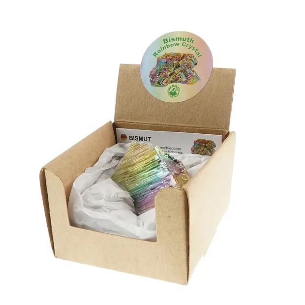 Présentoir en carton "Bismuth Rainbow Crystal" (32 boîtes) | Marco Schreier