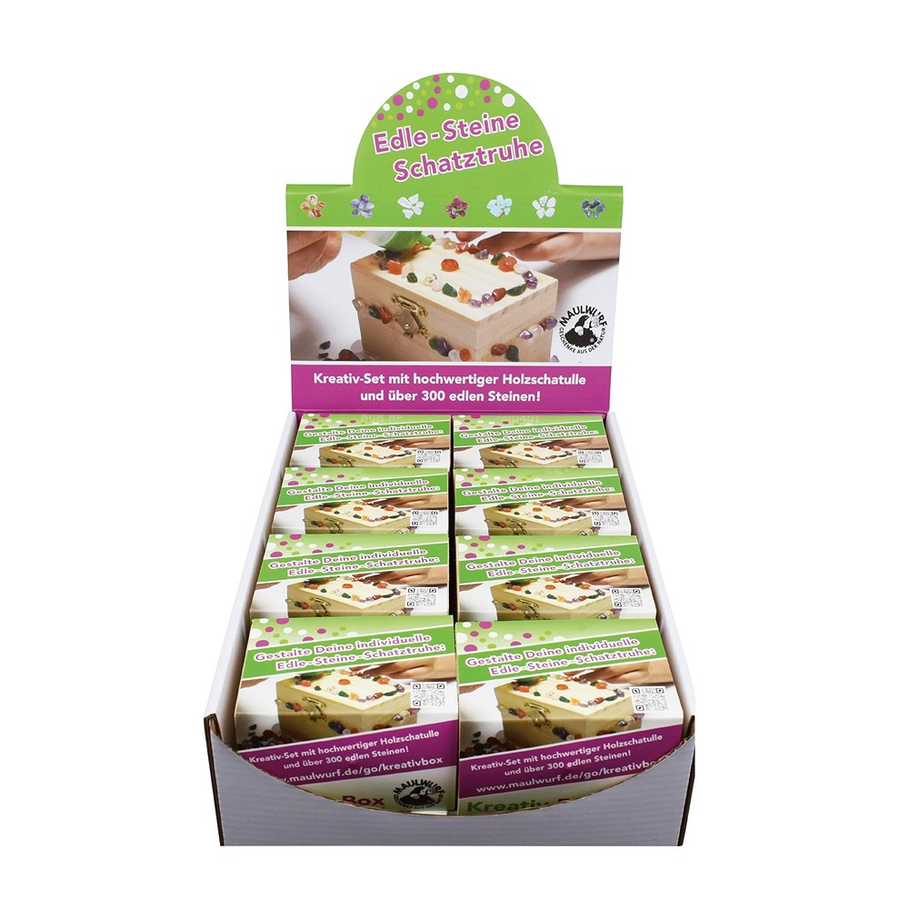 Karton-Display "Kreativset Schatztruhen" (16 Stück) | Marco Schreier