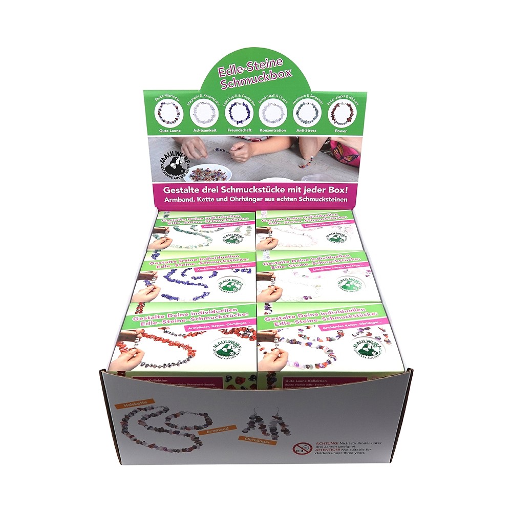 Karton-Display "Schmuck-Kreativsets" (24 Sets) | Marco Schreier