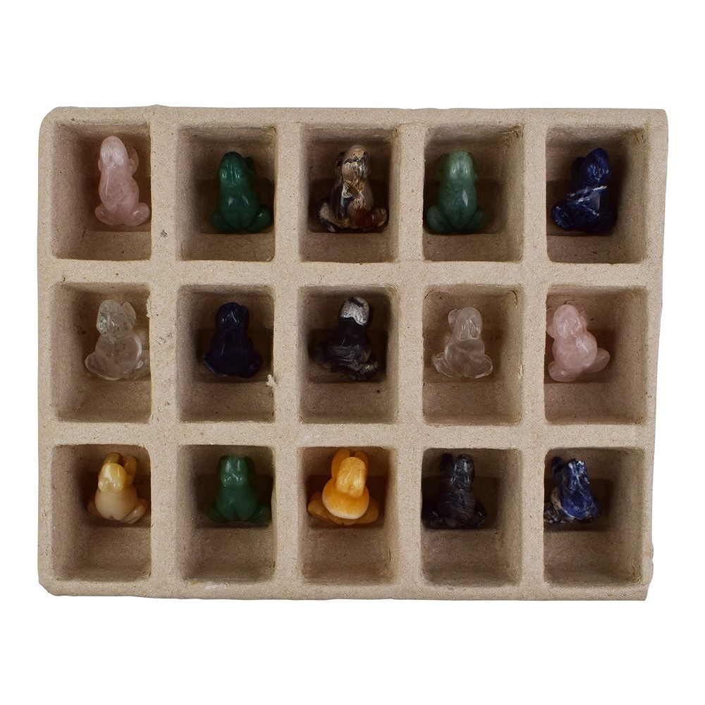 Rana per incisione, tipi di pietre miste (15 pz./ UC) | Marco Schreier