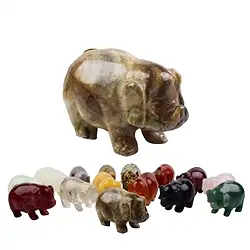 1000056108 Gravur Schwein, gemischte Steinsorten, 5,0cm (15 St./VE) | Marco Schreier