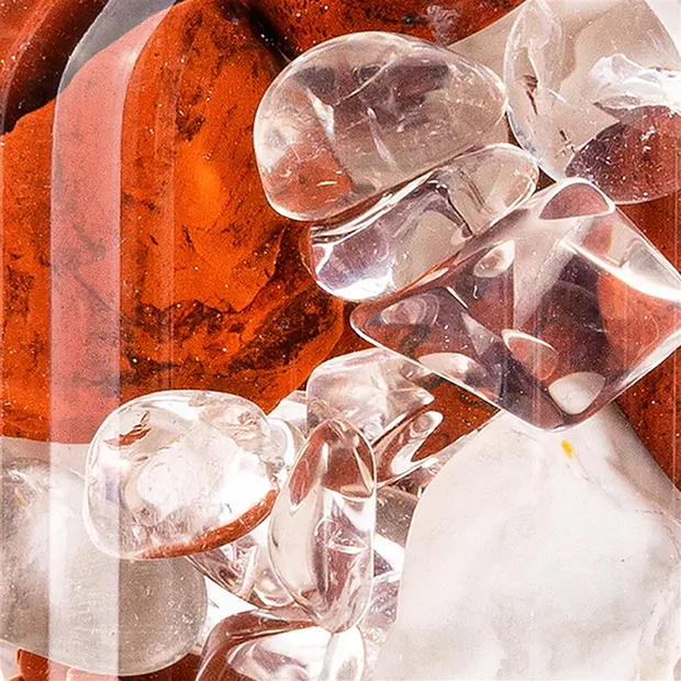 VitaJuwel ViA "Fitness" (Cristal de roche, jaspe rouge, Magnésite) | Marco Schreier