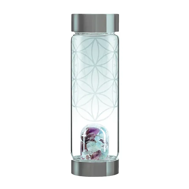 VitaJuwel ViA "Fleur de vie" (Améthyste, Aigue-marine, Cristal de roche) | Marco Schreier