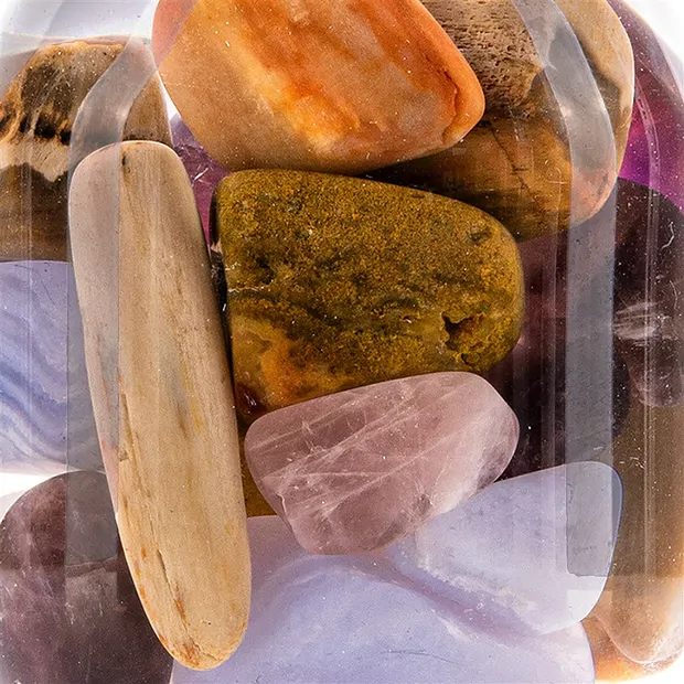 VitaJuwel ViA "Five Elements" module (Amethyst, Chalcedony, Petrified Wood, Rose Quartz, Ocean Jasper) | Marco Schreier