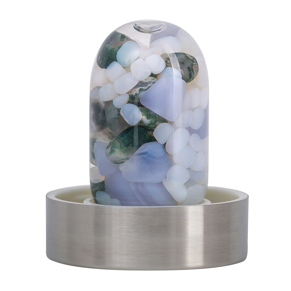 VitaJuwel ViA "Get into flow" gemstone module (chalcedony, Moss Agate, milk opal) | Marco Schreier