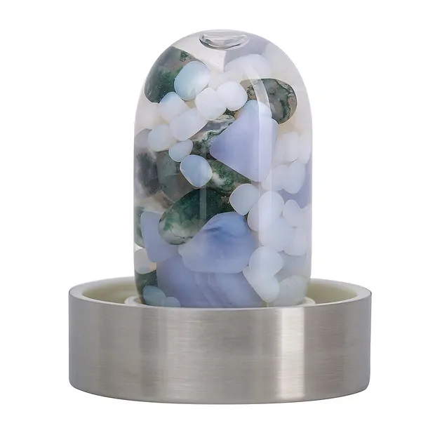 VitaJuwel ViA "Get into flow" gemstone module (chalcedony, Moss Agate, milk opal) | Marco Schreier