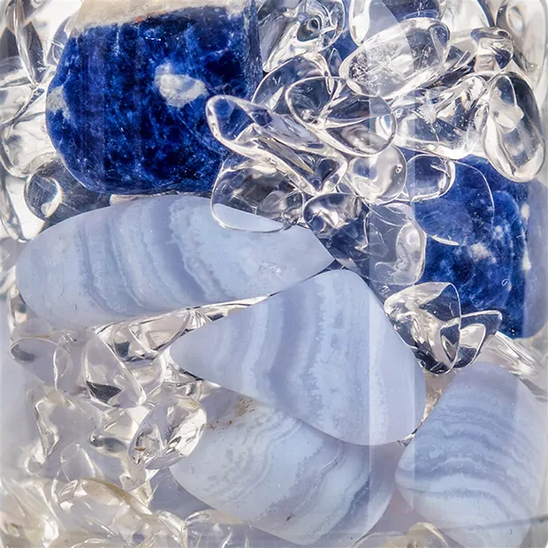 VitaJuwel ViA "Equilibrio" (Sodalite, calcedonio, Cristallo di rocca) | Marco Schreier