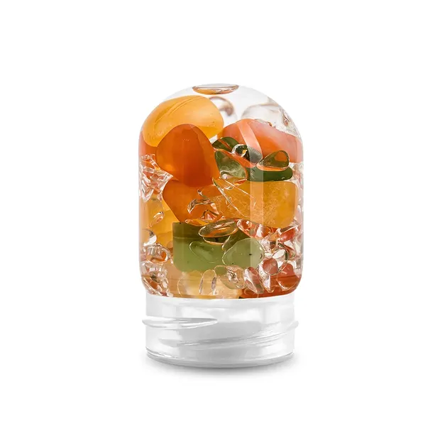 Módulo VitaJuwel ViA "Felicidad (Nefrita jade, cornalina, calcita naranja, Cristal de roca) | Marco Schreier
