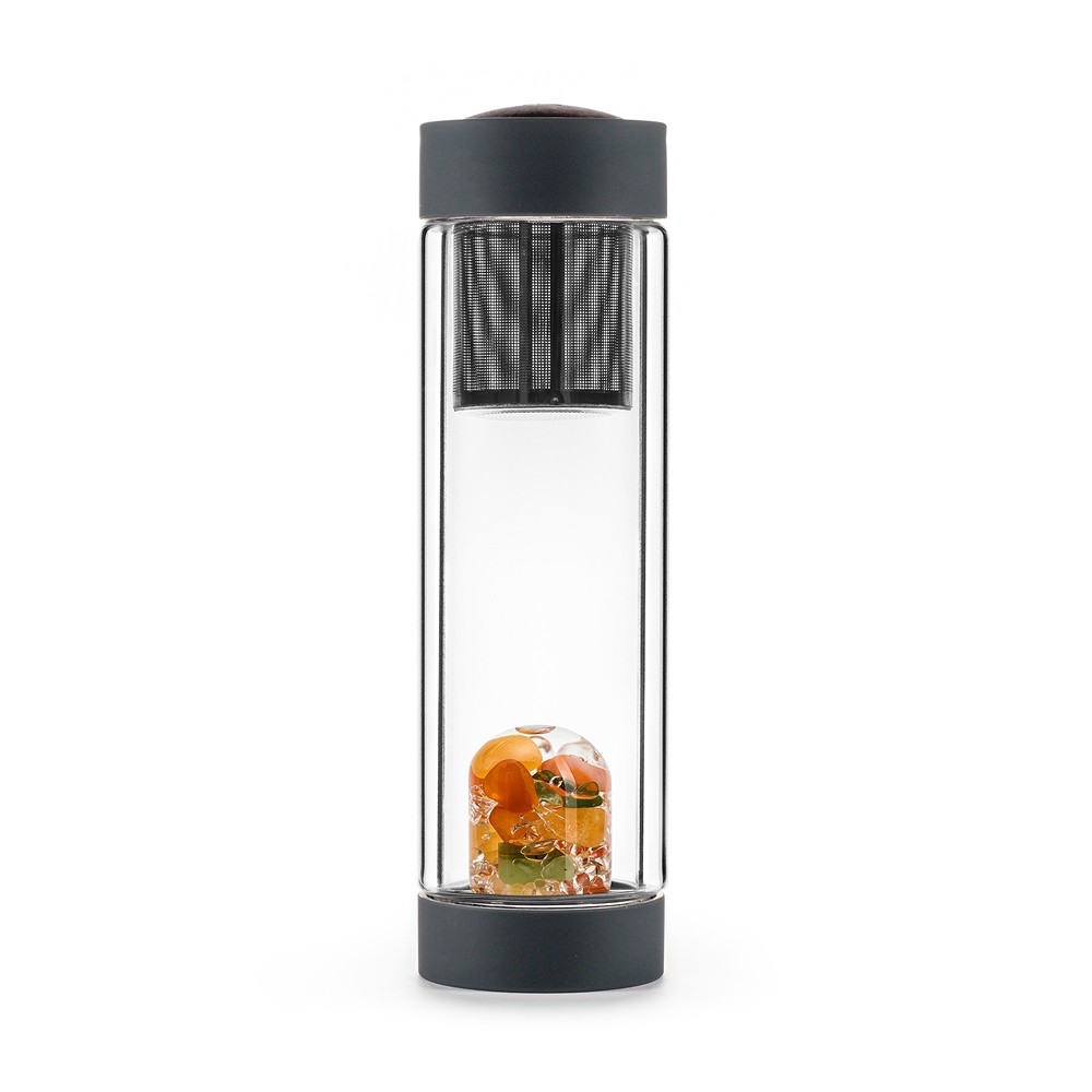 VitaJuwel ViA HEAT "Happiness" (bonheur) (jade néphrite, cornaline, calcite orange, Cristal de roche) | Marco Schreier