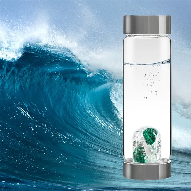 VitaJuwel ViA "Fuerza de la Naturaleza (Malaquita, Magnesita, Cristal de roca) | Marco Schreier