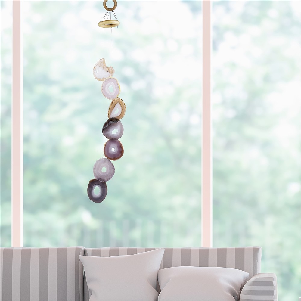 Fetta di agata mobile naturale, 7,0 - 8,5 cm/ 65 cm | Marco Schreier