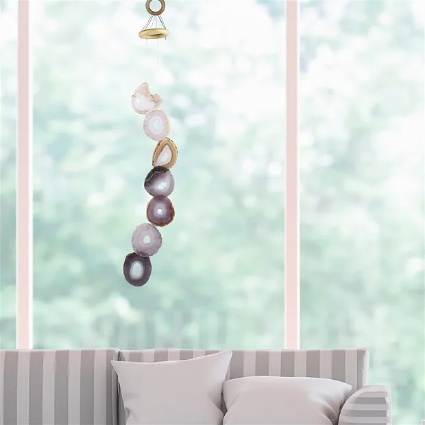 Mobile Agate slabs natural, 7.0 - 8.5cm/ 65cm | wholesaler gems & healing stones