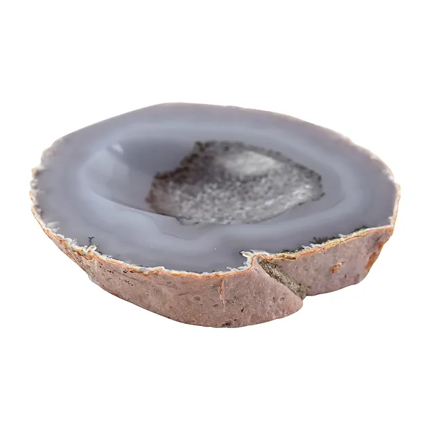 Agate soap dish (gray) | wholesaler - gems, precious & healing stones, jewelry