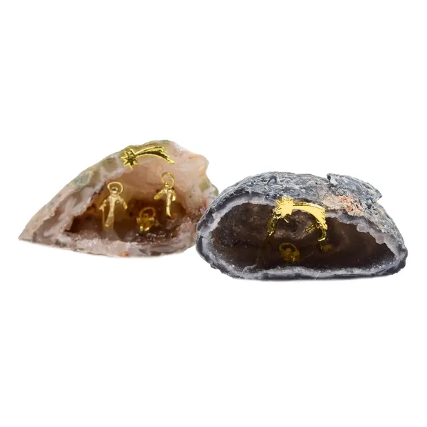 Kristallkrippe Achatgeode, 4 - 6cm (klein) | GH Edelsteine, Heilsteine & Schmuck