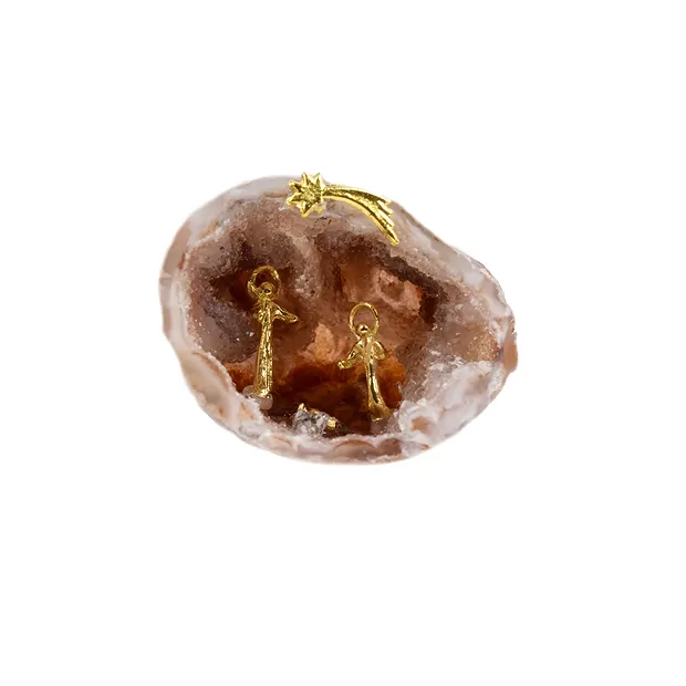 Kristallkrippe Achatgeode, 6 - 8cm (mittel) | Edelsteine, Heilsteine & Schmuck
