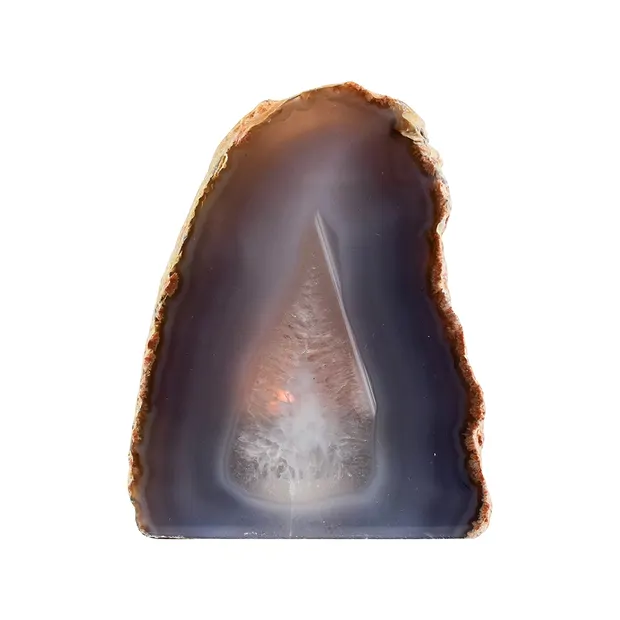 Agate Geode tea light (natural) | wholesaler gems, healing stones & jewelry