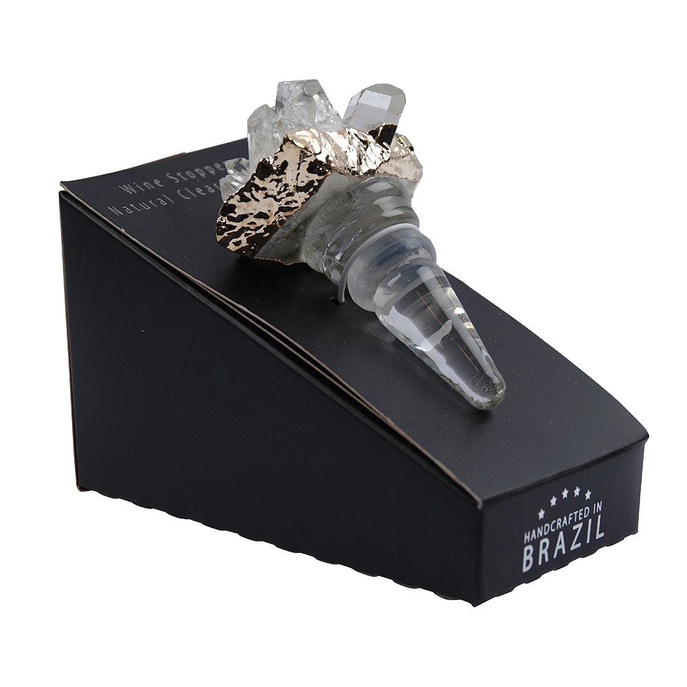 Bouchon Cristal de roche | Pierres précieuses, pierres thérapeutiques & bijoux