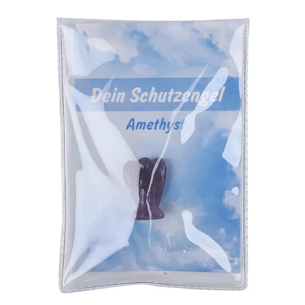 Schutzengel Amethyst, 02,5cm (mini-mini), in Pouch mit Beileger | Marco Schreier