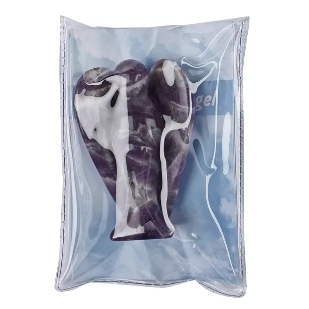 Schutzengel Amethyst, 07,5cm, in Pouch mit Beileger | Marco Schreier