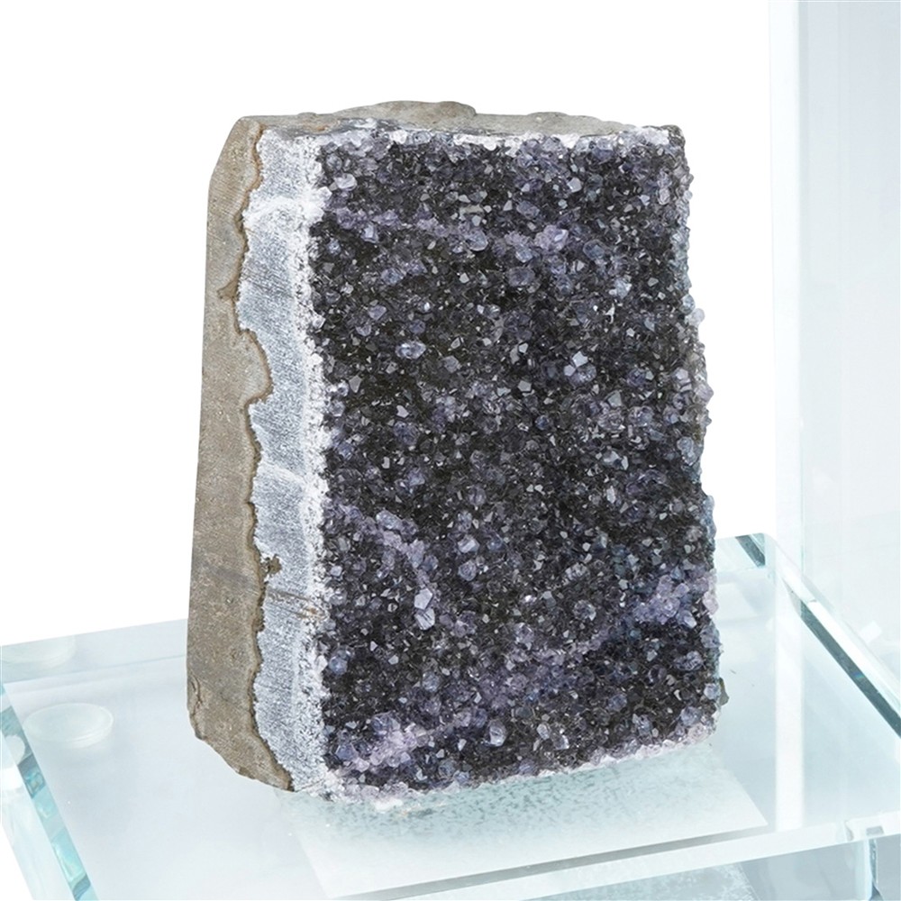 Buchstützen Amethyststufen, 14 x 12cm | Edelsteine, Heilsteine & Schmuck-Handel