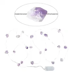 1001205066 Kristall-Lichterkette Amethyst | Großhändler Edelsteine, Heilsteine & Schmuck