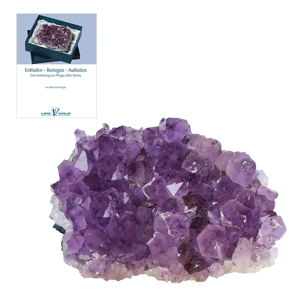 Amethyst Cluster with Companion Booklet, Extra Large | Marco Schreier
