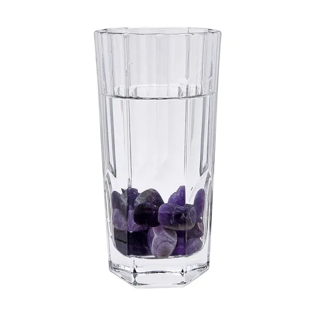 Wassersteine Amethyst in Metall-Geschenkdose | Edelsteine, Heilsteine & Schmuck