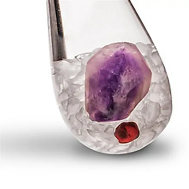 VitaJuwel "Phiolino" (Bergkristall, Amethyst, Granat) | Marco Schreier