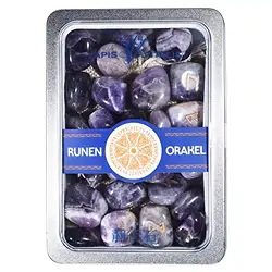 1001207025 Runenorakel Amethyst in Dose | Mineralienhandel Edelsteine, Heilsteine & Schmuck