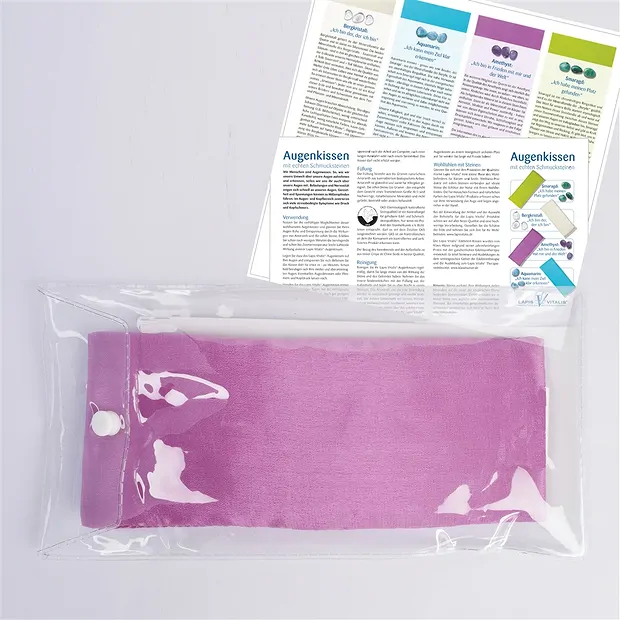 Amethyst eye pillow | Marco Schreier wholesaler - gems, healing stones & jewelry