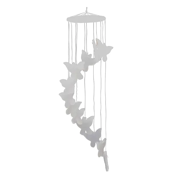 Mobile Schmetterling Alabaster-Calcit, 30cm | Edelsteine, Heilsteine & Schmuck