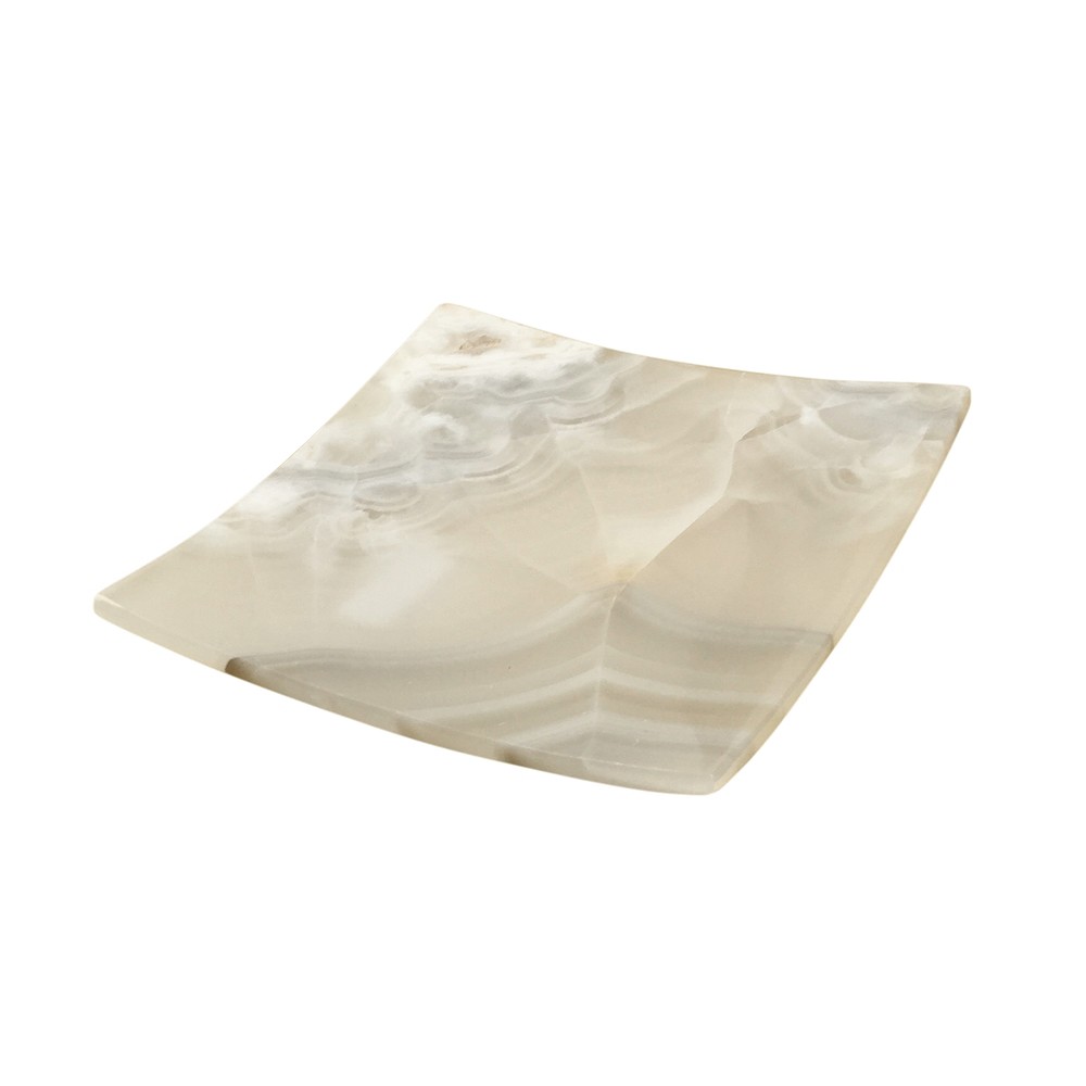 Bowl Calcite-Aragonite-Calcite square, 12 x 12cm, polished | Marco Schreier