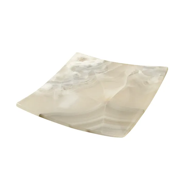 Bowl Calcite-Aragonite-Calcite square, 12 x 12cm, polished | Marco Schreier