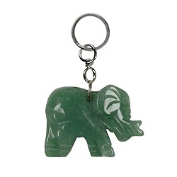 1003100622 Schlüsselanhänger Elefant Aventurin | Schreier Edelsteine, Heilsteine & Schmuck
